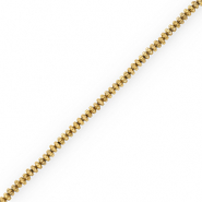 Perles hématites rondelles Doré