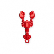 Breloques en métal homard Rouge