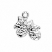 Breloques en métal gants Argenté