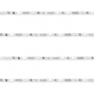 Apprêts en acier Inox chaîne maille jaseron maille figaro Argenté