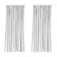 Boucles d'oreilles / puces en acier Inox Argenté