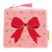BY31&reg; Trousse n&oelig;ud Rose clair-rouge-dor&eacute;