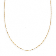 BY31&reg; Colliers en acier Inox cha&icirc;ne maille Dor&eacute;