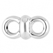 Cha&icirc;ne acrylique connecteur Argent&eacute;