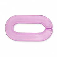 Cha&icirc;ne en acrylique 20 mm maillons s&eacute;par&eacute;s Violet lavande