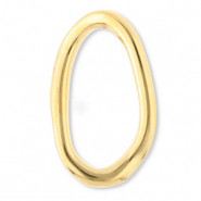 Apprêts en acier Inox connecteur ovale Doré