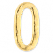 Apprêts en acier Inox connecteur ovale Doré