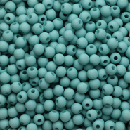 Perles acryliques 4 mm Vert aqua