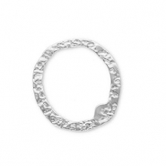 Apprêts en acier Inox connecteur rond Argenté