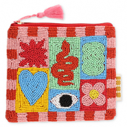 BY31&reg; Trousse collage Rouge-rose clair-multicolore