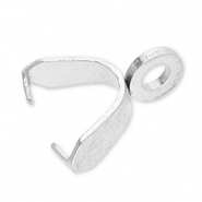 Apprêts en acier Inox bélière pour breloque Argenté