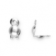 Apprêts en acier Inox calottes 2.4 mm Argenté
