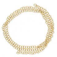 Appr&ecirc;ts en acier inox anneau bris&eacute; Dor&eacute;