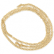 Appr&ecirc;ts en acier inox anneau bris&eacute; Dor&eacute;