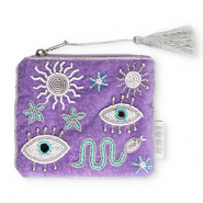 BY31&reg; Trousse mystique Violet-blanc-bleu turquoise-argent&eacute;