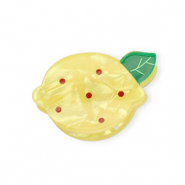 Accessoires pour cheveux pince &agrave; cheveux citron Jaune nacr&eacute;-vert-rouge fonc&eacute;