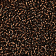 Perles de rocailles Miyuki 15/0 Dk Topaz Silver Lined 15-0005