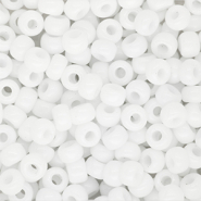 Perles de rocailles Miyuki 6/0 Opaque White 6-402