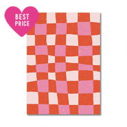 BY31&reg; Cartes &agrave; bijoux cubes Rouge-rose clair-blanc