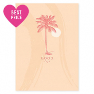 Cartes à bijoux "Good days" Beige abricot