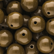 DQ Perles acryliques 18 mm brillant Wood thrush 17-1129 TCX