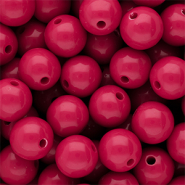 DQ Perles acryliques 12 mm brillant Fuchsia 17-2031 TCX
