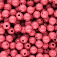 DQ Perles acryliques 10 mm brillant Pink lemonade 16-1735 TCX