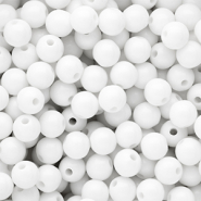 DQ Perles acryliques 10 mm brillant Snow white 11-0602 TCX