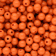 DQ Perles acryliques 8 mm brillant Orange peel 16-1359 TCX