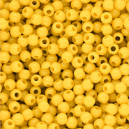 DQ Perles acryliques 4 mm brillant Vibrant yellow 13-0858 TCX
