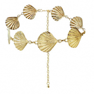 Chaînes de taille coquilles Doré