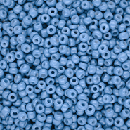 Perles de rocailles 8/0 (3 mm) Bleu clair