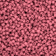 Perles de rocailles 12/0 (2 mm) Rose saumon