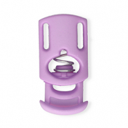 Appr&ecirc;ts color&eacute;s serre-cordon rectangle Lilas