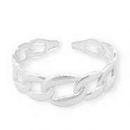 Bracelets en acier Inox jonc gourmette Argent&eacute;