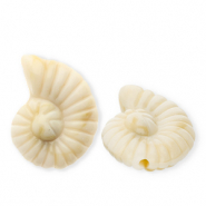 Perles acryliques coquillage Beige-marron