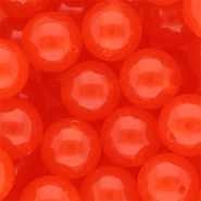 DQ&reg; Perles acryliques 16 mm brillant Rouge vermillon