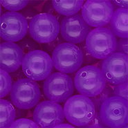 DQ&reg; Perles acryliques 14 mm brillant Violet