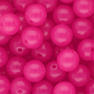 DQ&reg; Perles acryliques 14 mm brillant Rose magenta
