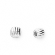 Perles en acier Inox 3 mm Argent&eacute;