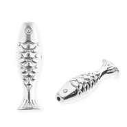 Perles en acier Inox poisson Argent&eacute;
