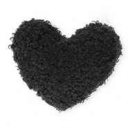 Pendentifs accroche-regard coeur Noir