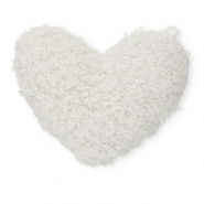 Pendentifs accroche-regard coeur Blanc