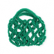 Sacs crochet&eacute;s &agrave; la main Vert fonce