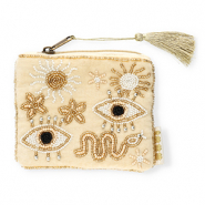 BY31&reg; Trousse mystique Beige-blanc-p&ecirc;che nude-dor&eacute;