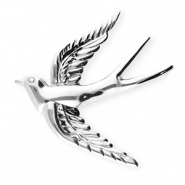 Broches accroche-regard en acier inox hirondelle Argent&eacute;