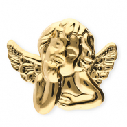 Broches accroche-regard en acier inox ange Dor&eacute;