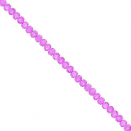 Perles à facettes 3x2 mm disque Heishi Violet