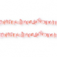 Perles coquillage chipstone Rose