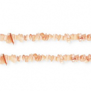 Perles coquillage chipstone Orange saumon